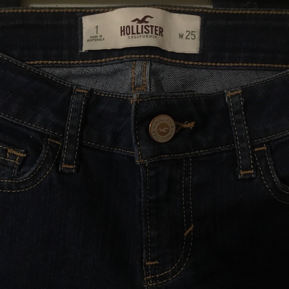 Hollister Long Flare Jeans  Sz 25 - Picture 5 of 10